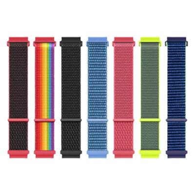 适用于amazfit华米gtr4/gts3米动青春手表GTR2/2e尼龙表带小米color运动透气3代男女学生编织帆布22mm腕带