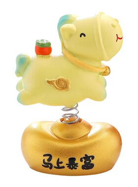 2026马年马上有钱桌面摆件