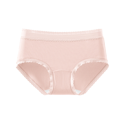 芬腾10A级抗菌纯棉裆中腰内裤女