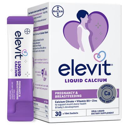 【重磅新品】elevit爱乐维孕妇钙妈妈钙液体柠檬酸钙血钙