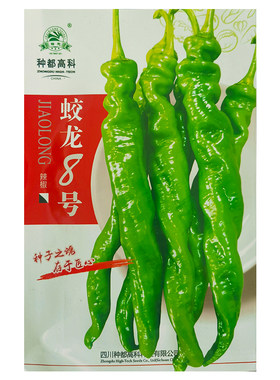 薄皮特辣四季长果口感螺丝椒种子