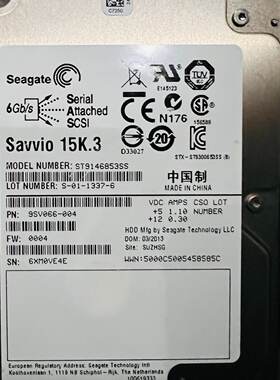 议价-希捷ST9146853SS  146G 15K3 SAS