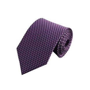 紫色真丝领带男商务正装结婚新郎高档蓝色桑蚕丝高级男士拉链西装