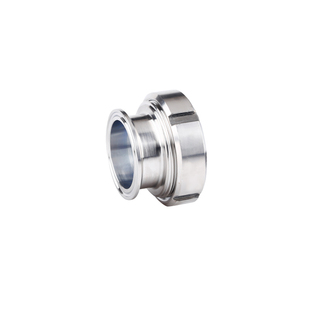 304不锈钢快装活接视镜卫生级快接卡盘卡箍式圆螺纹玻璃观察窗102