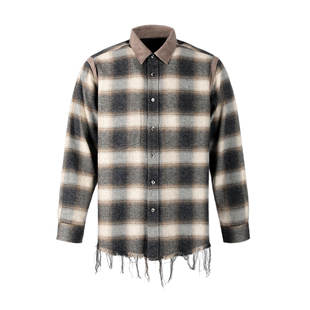 SAINT MASTER男士通勤日常潮流青年休闲舒适面料长袖衬衫