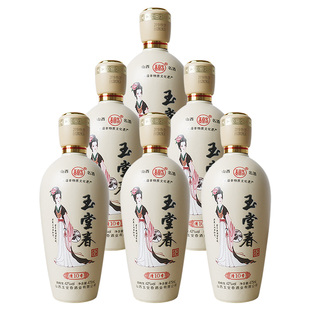 山西洪洞玉堂春清10清香型42度475ml*6瓶纯粮食酒高粱酒整箱白酒
