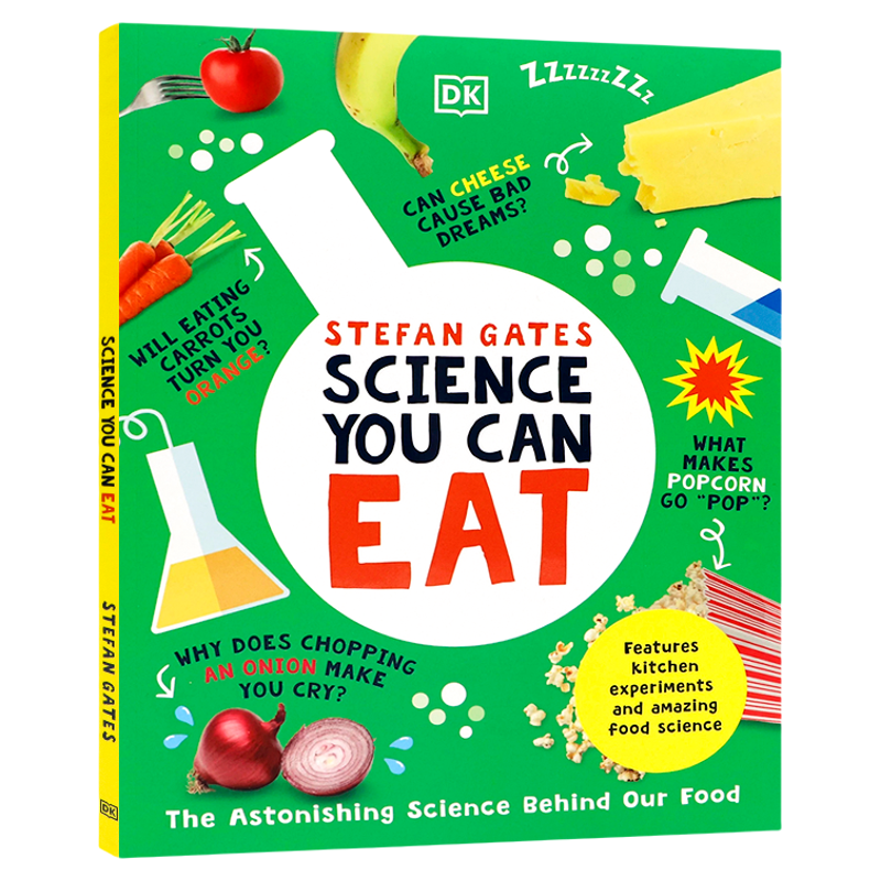 DK 你可以吃的科学 英文原版 Science You Can Eat 儿童科普绘本 趣味饮食科普 探索饮食科学奥秘 7-11岁 亲子共读启蒙书 平装