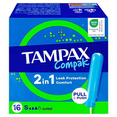 Tampax易推丹碧丝导管式卫生棉条