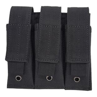 战术三联弹夹袋野战背心 molle附件包杂物包腰包