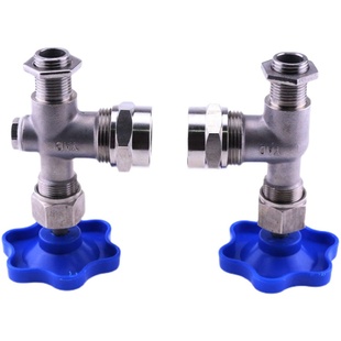 不锈钢液位计考克水位计阀门304防腐法兰DN20针型阀截止阀4分水箱