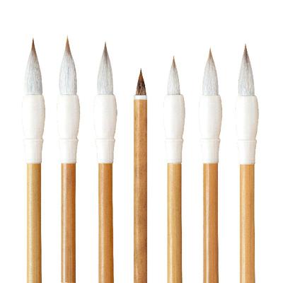 问心堂初学者毛笔兼毫书法专用文房四宝套装狼毫羊毫小楷篆隶书楷书行书初学专用专业软笔中楷入门国画湖笔