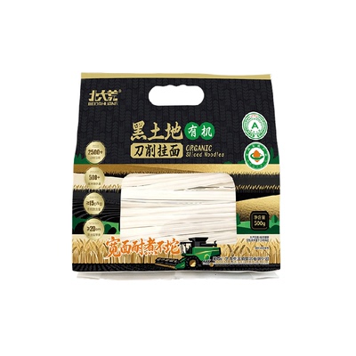 北大荒黑土有机刀削面劲道
