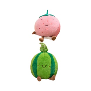 水果系列玩偶睡觉治愈抱枕毛绒玩具可爱弹性家居装饰女孩生日礼物