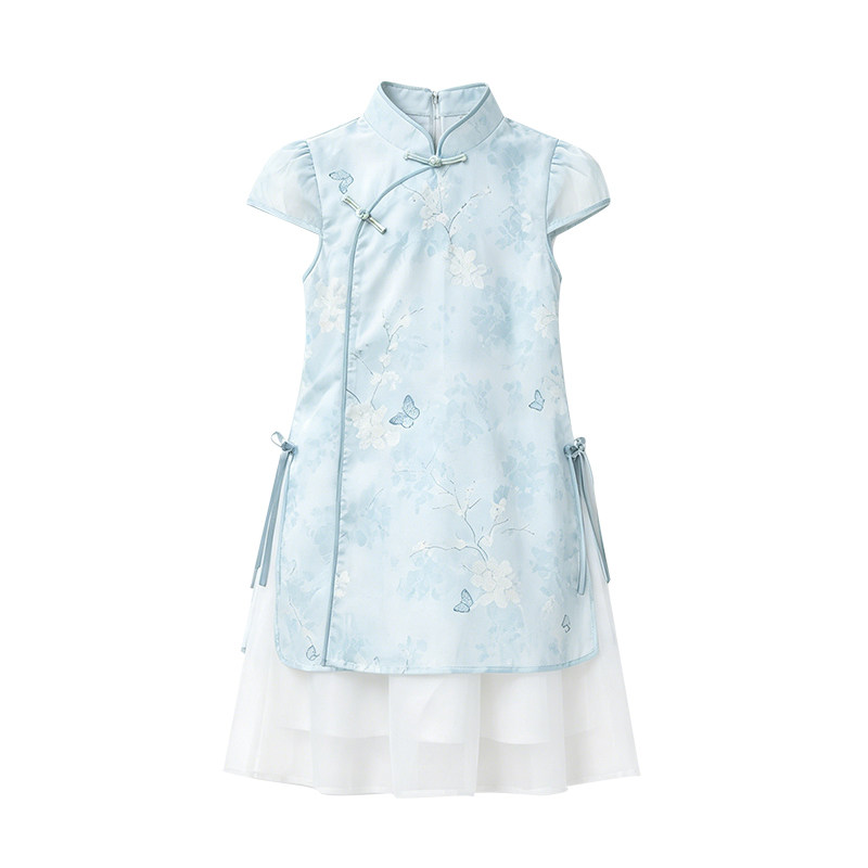 女童旗袍裙子2026夏季新款女宝中式国风汉服夏装小女孩薄款连衣裙
