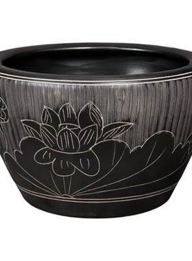 景德镇青花瓷庭院水缸金鱼缸