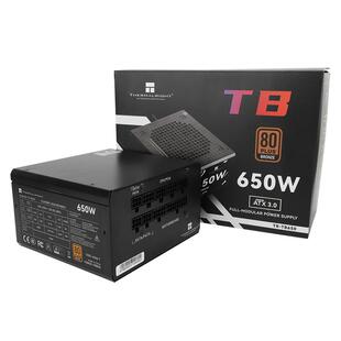 利民TR-TB650铜牌电源750W/850W全模组黑扁线ATX3.0台式机电源
