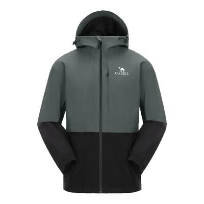 风暴男装骆驼冲锋衣夹克外套