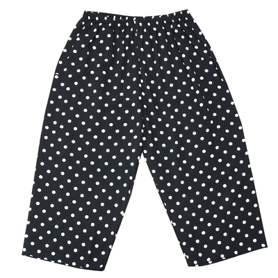 棉绸宽松外穿七分裤夏季大码