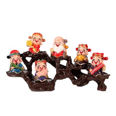 财神爷摆件创意装饰品玄关