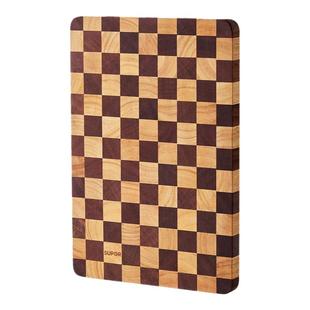 苏泊尔棋盘格砧板乌檀木菜板抗菌防霉家用切菜板水果砧板粘板案板