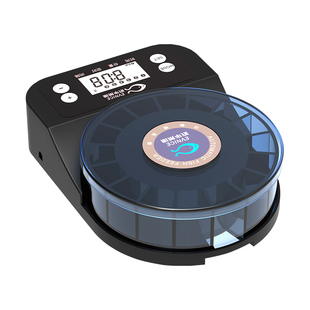 自动喂食器鱼定时定量喂鱼器小型观赏虾金鱼粉末小颗粒投食器鱼缸