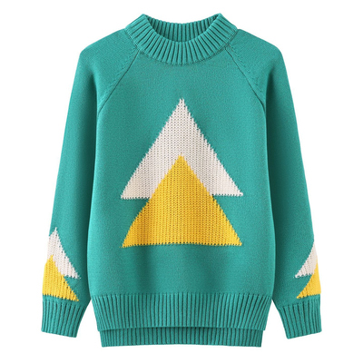 女童毛衣秋冬2025新款儿童套头针织衫纯棉中大童加绒加厚打底上衣