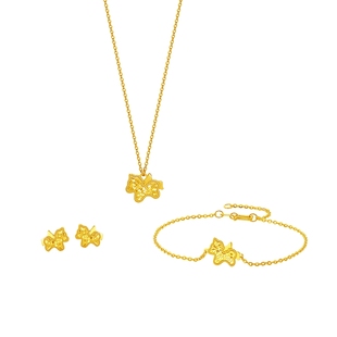 周六福黄金5G计价足金链坠本命年马年手链耳饰生肖马系列新年礼物