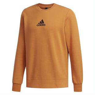 Adidas/阿迪达斯卫衣男装冬季橘色运动服休闲套头衫FJ0264
