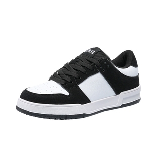 Semir男鞋板鞋2025秋冬新款黑白熊猫鞋男生厚底百搭休闲潮鞋男士