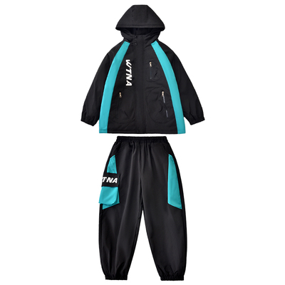 运动男孩加厚样帅气两件套