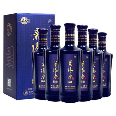 景芝500ml*6景阳春特曲42度白酒