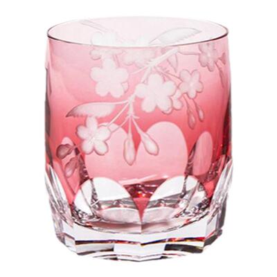 KAGAMI樱花水晶玻璃威士忌杯