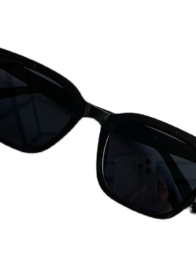 度假风亮黄色街拍墨镜显瘦圆脸