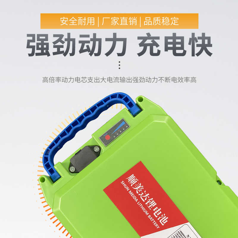 电动割草机采茶机绿篱机水泵等园林工具24V36V48V20AH专用锂电池