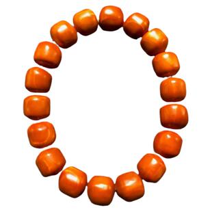 老型珠橄榄核手串男款小籽文玩桶珠素串梅林铁核原籽素核光珠素珠