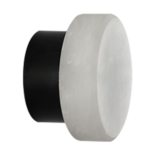 别墅庭院花园壁灯室外露台灯过道装饰壁灯户外防水雪花云石圆壁灯