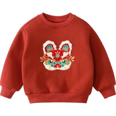 齐齐熊宝宝冬季不倒绒卫衣