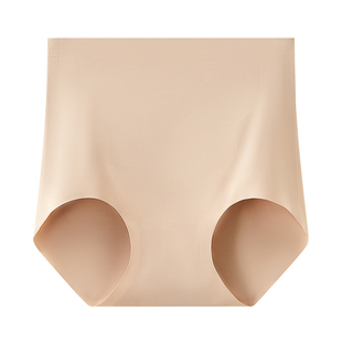 兰卓丽纯色高腰无痕收腹裤内裤女纯棉底裆高弹舒适不夹臀短裤女生