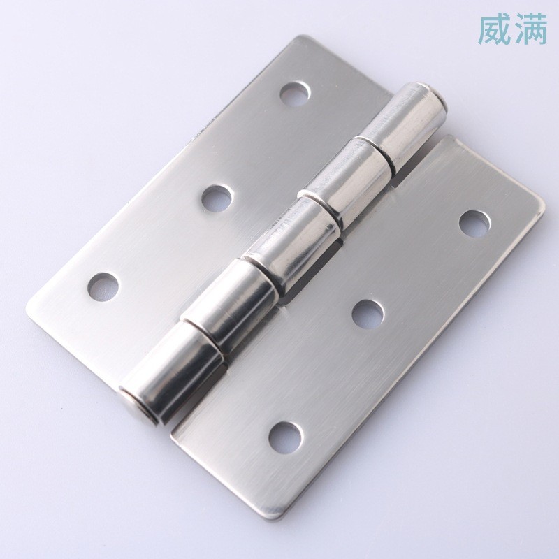 304不锈钢DB065-8扁孔铰链折叠CL136-6平合页180合页°脱卸可开