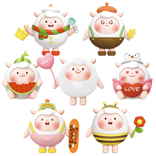 蛋仔派对咚咚羊dongdong羊盲盒拼装手办减压摆件周边玩具女孩礼物