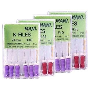 牙科材料 玛尼根管锉马尼K锉齿科扩大针根管K锉MANI 手用根管挫