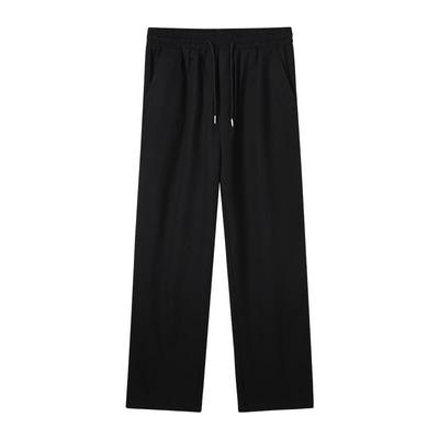 回力纯棉裤子男款宽松直筒加绒裤