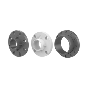 pvc法兰盘法兰片一体活套给水管道125 140 160 200 250 315 400