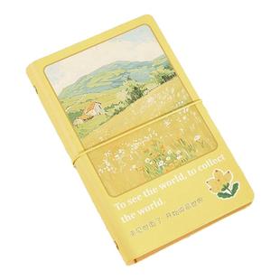 盖章空白集邮本旅行打卡印章博物馆收集旅游纪念集章册集章活页高颜值笔记本可拆卸精美