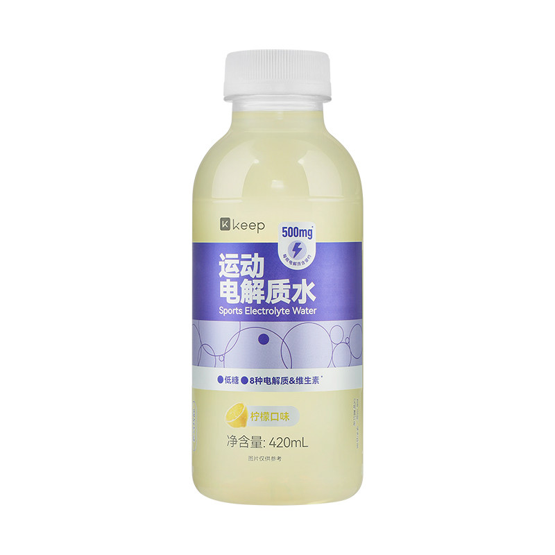 Keep运动电解质水0脂解渴柠檬味420ml*6瓶装
