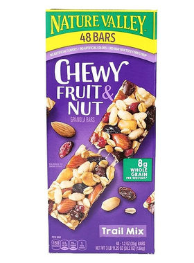 韩国直邮NatureValley天然山谷燕麦棒混合坚果棒48包营养代餐谷物
