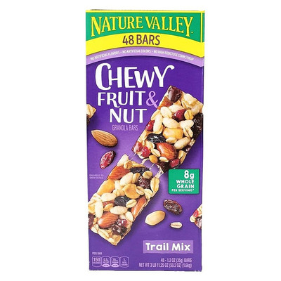 韩国直邮NatureValley天然山谷燕麦棒混合坚果棒48包营养代餐谷物