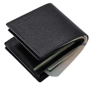 英皇保罗驾驶证男士钱包真皮大容量现金短款皮夹子卡包简约送爸爸