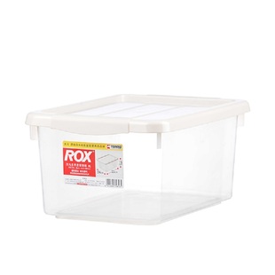 天马Tenma多用途透明塑料收纳箱衣服整理储物箱车载周转箱带盖