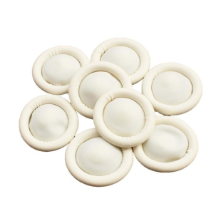 手指套美容美甲纹绣防痛耐磨加厚一次性防水卷指套橡胶指头保护套